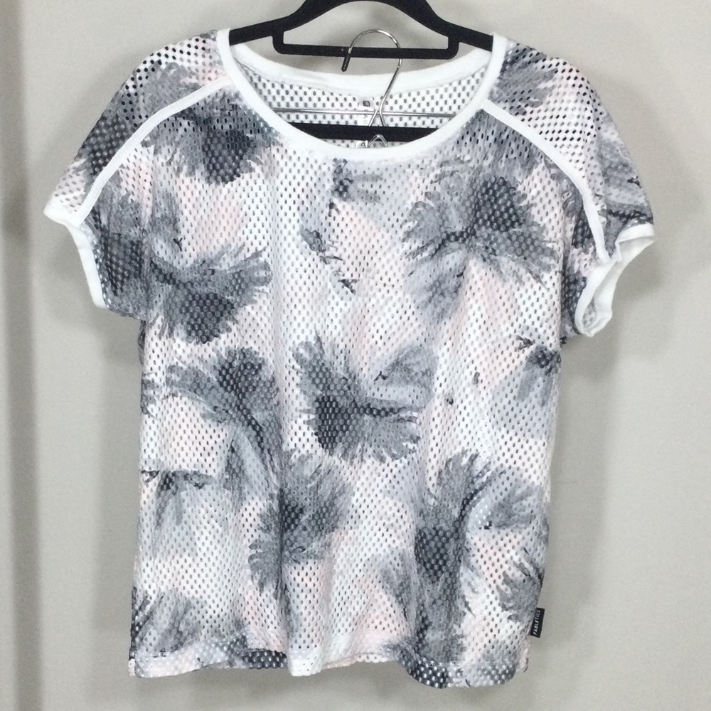 Floral Mesh Top